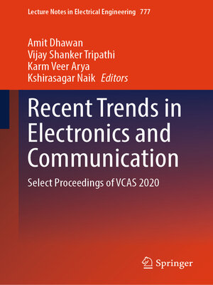 cover image of Recent Trends in Electronics and Communication